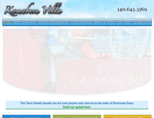 Tablet Screenshot of kamabesuvilla.com